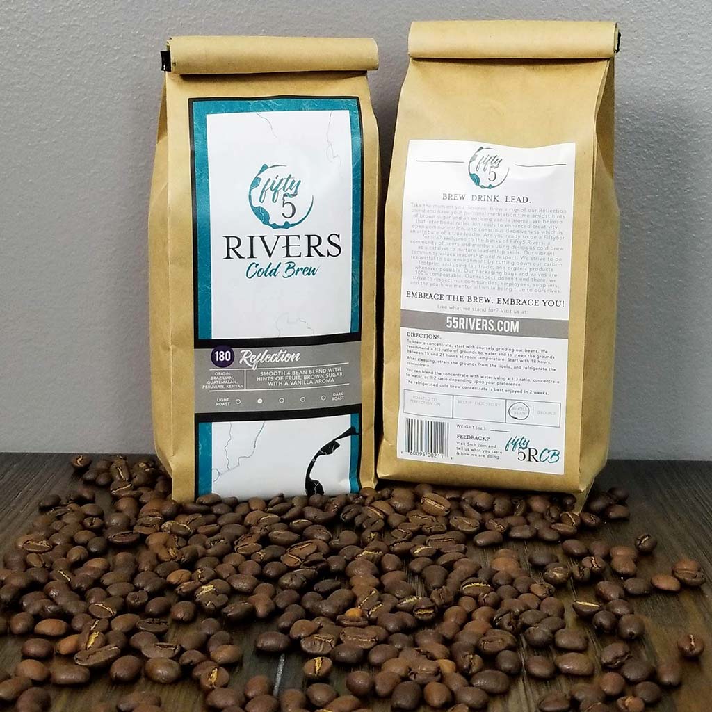 Cold brew coffee 4 bean blend - Reflection 180 whole beans